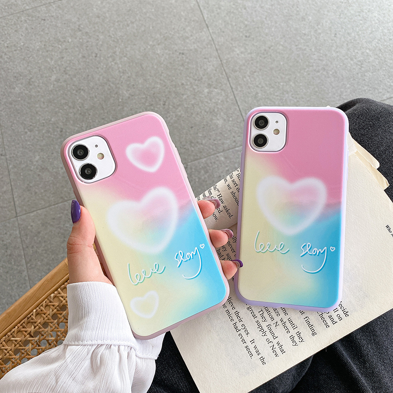 Ốp điện thoại mềm màu cầu vồng cho OPPO A31 A9 A5 2020 A5s A7 A3s A12 A12e F11 F9 F1s A83 A57 A39 A3 R9s Reno K3 XT