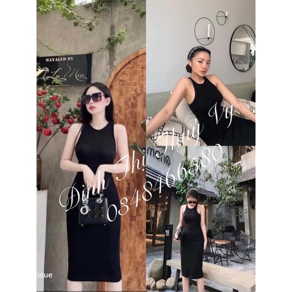 Váy body màu đen Zara Auth có sẵn S