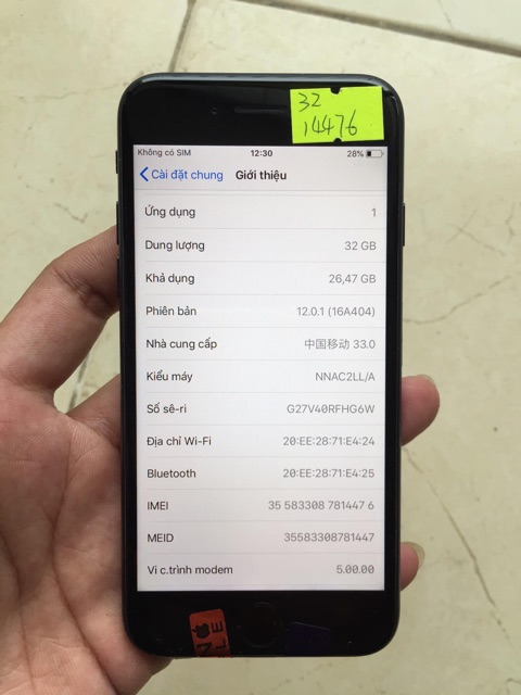 Iphone 7-32gb quốc tế mỹ | BigBuy360 - bigbuy360.vn