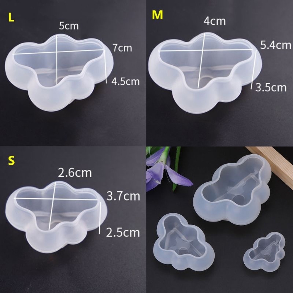 Lanfy Candant Baking Tools Fandant Baking Tools Cloud Shape Cake Mold