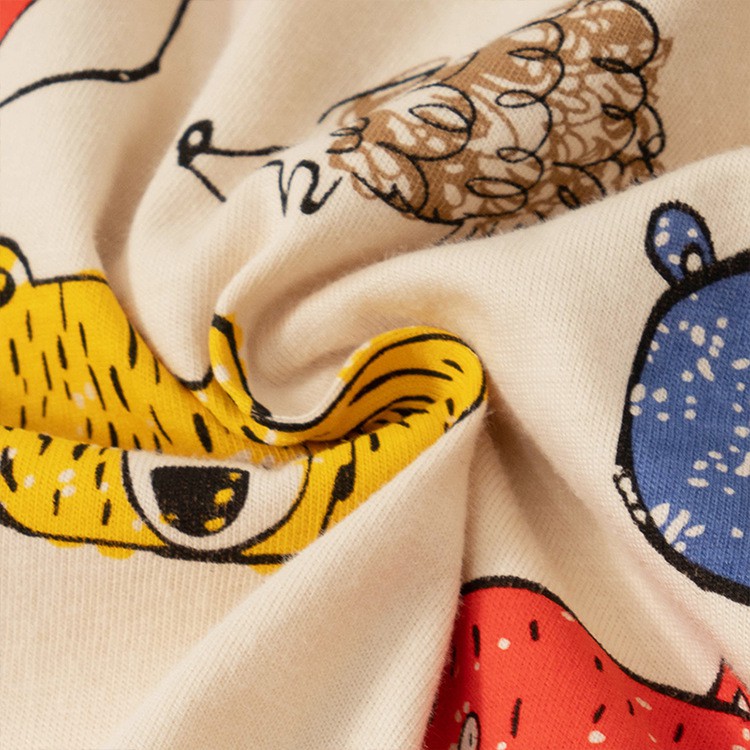 Bộ đồ thun cotton dài tay cho bé trai họa tiết gấu cáo cực dễ thương Malwee chính hãng - Misolkids by huong274