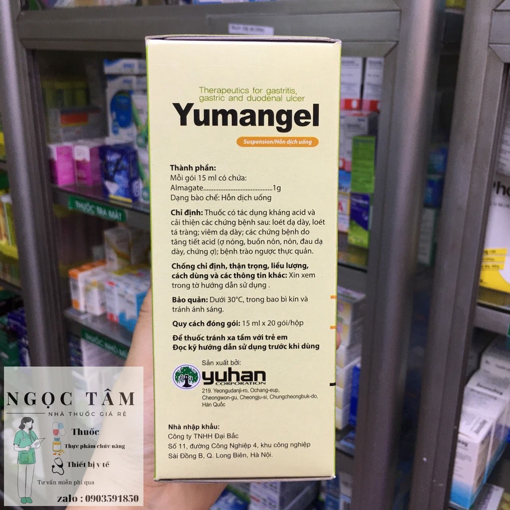 YUMA GEL - sữa dạ dày chữ Y
