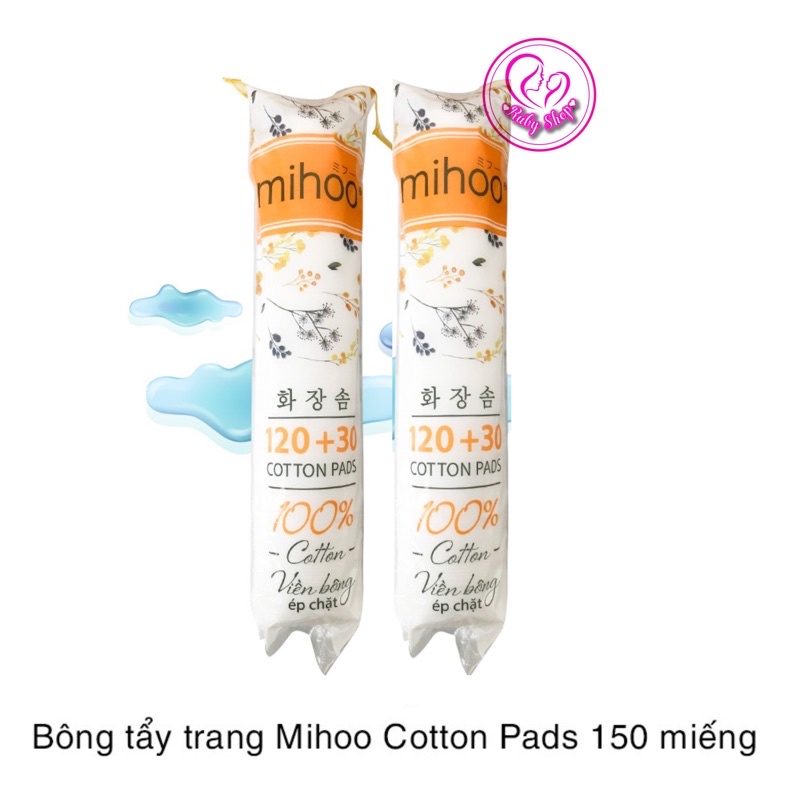 Bông Tây trang 150 miếng Mihoo Hàn Quốc chính hãng