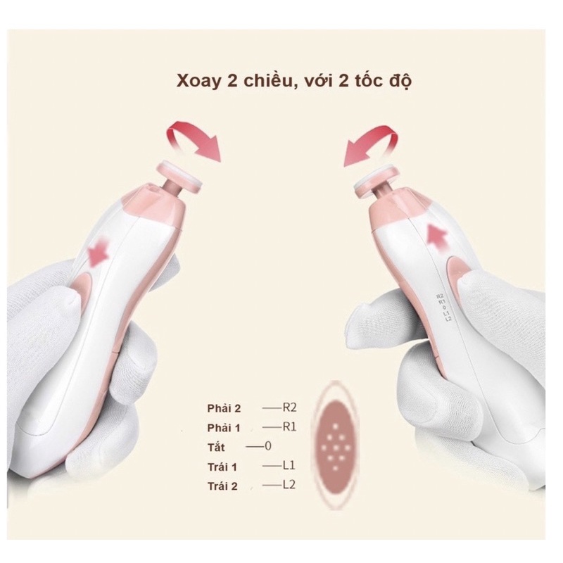 Dụng cụ mài móng tay cho bé