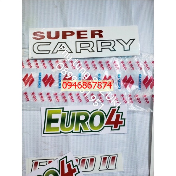 Tem SUZUKI EURO 4 ( 5 tạ và 7 chỗ )