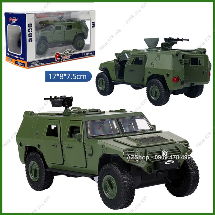 Mô Hình Kim Loại Xe Quân Sự Tuần Tra Đông Phong - 9726.1