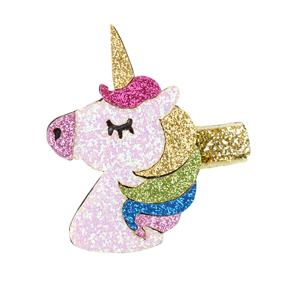 Kẹp tóc hình ngựa kì lân xinh xắn dành cho bé gái