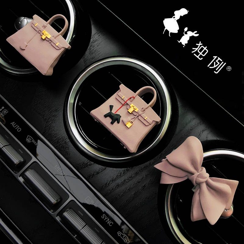 Internet Celebrity Auto Perfume Car Air Conditioning Outlet Aromatherapy Goddess Style Car Interior Decoration Decoration Supplies Fragrant Stone Female car accessories 01Qh