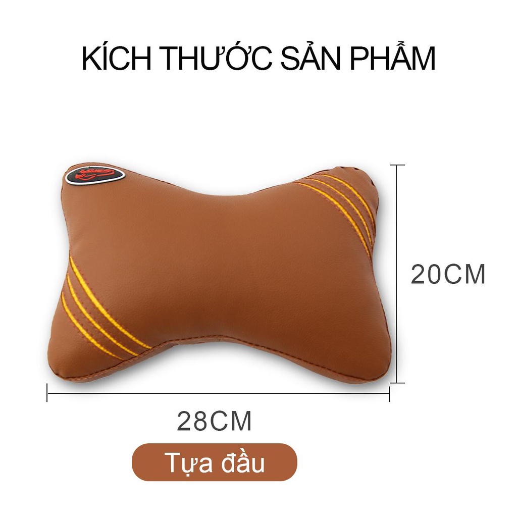 [HCM] Bộ 2 Miếng Gối Đầu Xe Ô Tô Bộ Phụ Kiện Tựa Đầu, Cổ Và Vai Thoải Mái-[ZT N30]