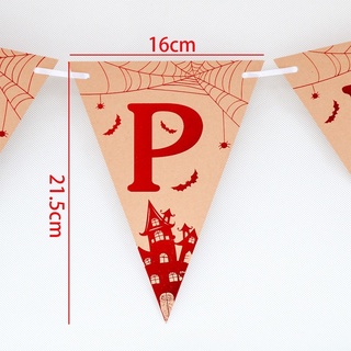 Dây cờ kéo trang trí Halloween