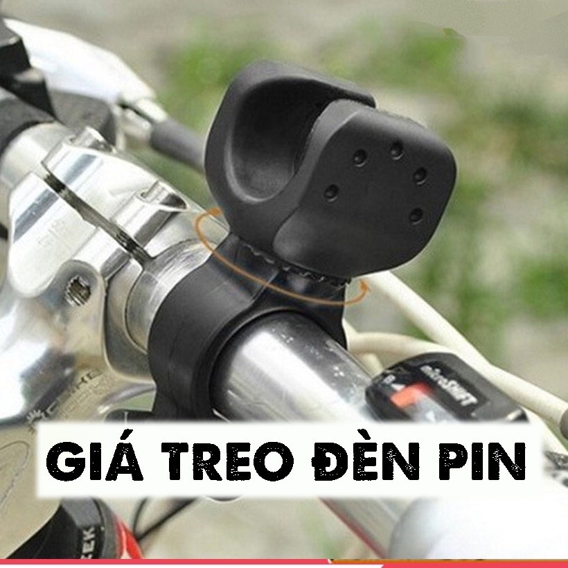 Giá Treo Để Đèn Pin Gắn Xe Đạp thể thao Xoay 360 Độ Kiểu Mới