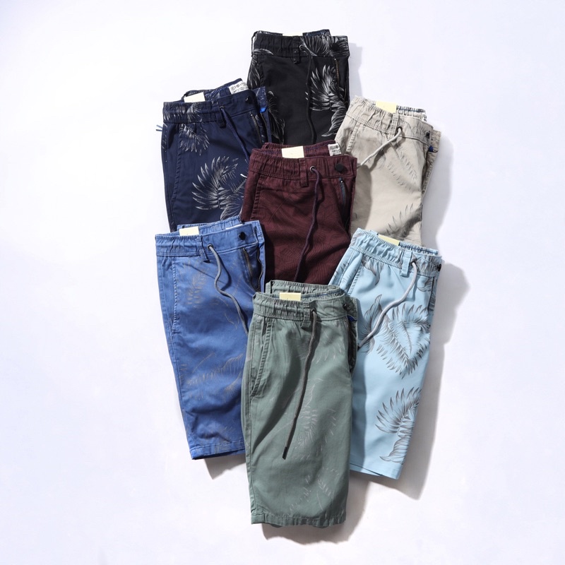 Quần short kaki nam họa tiết co giãn nhiều màu DILANO SKK04