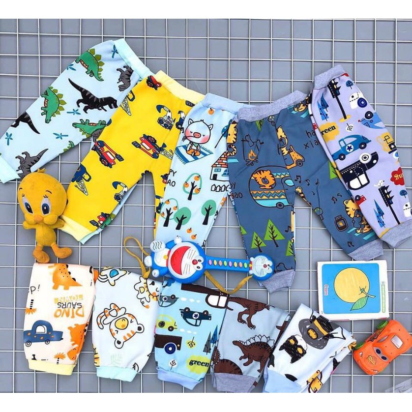 Quần nỉ bông in 3d siêu đẹp cho bé trai bé gái từ 8 đến 18kg | BigBuy360 - bigbuy360.vn