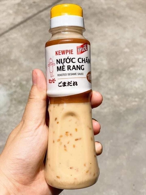 Combo 10 chai nước chấm mè ra kewpie 180ml chính hãng chấm rong nho
