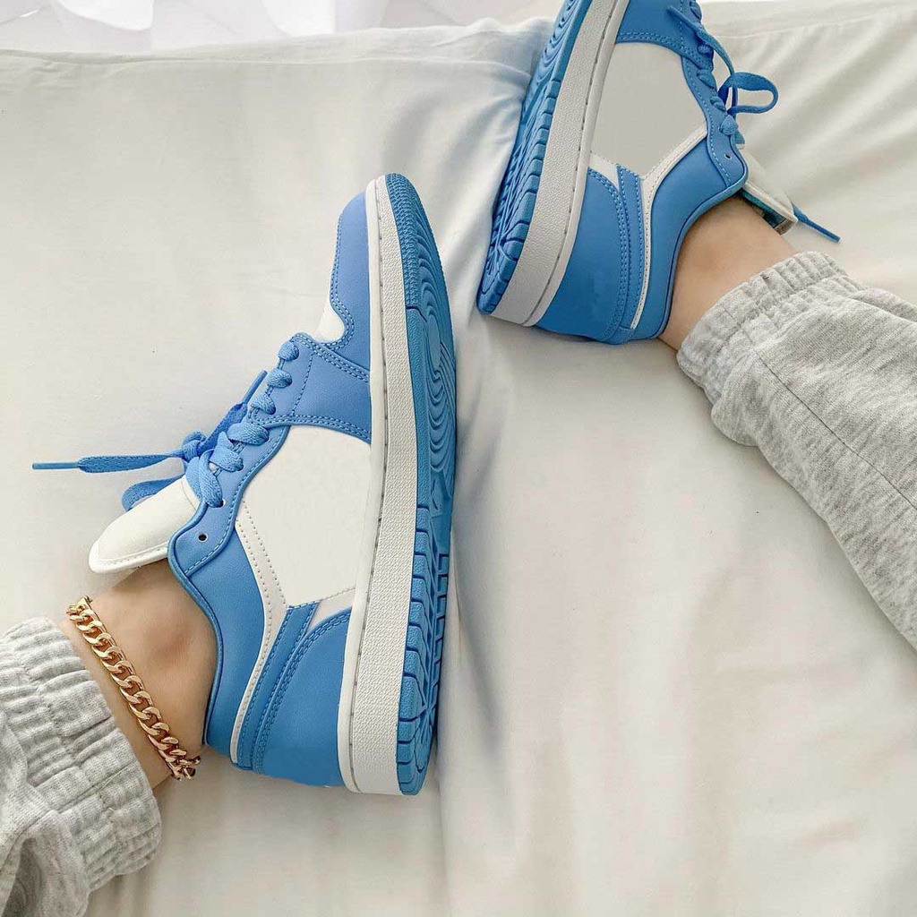 GIÀY THỂ THAO NAM NỮ CỔ THẤP MÀU XANH DƯƠNG CAMSTORE.