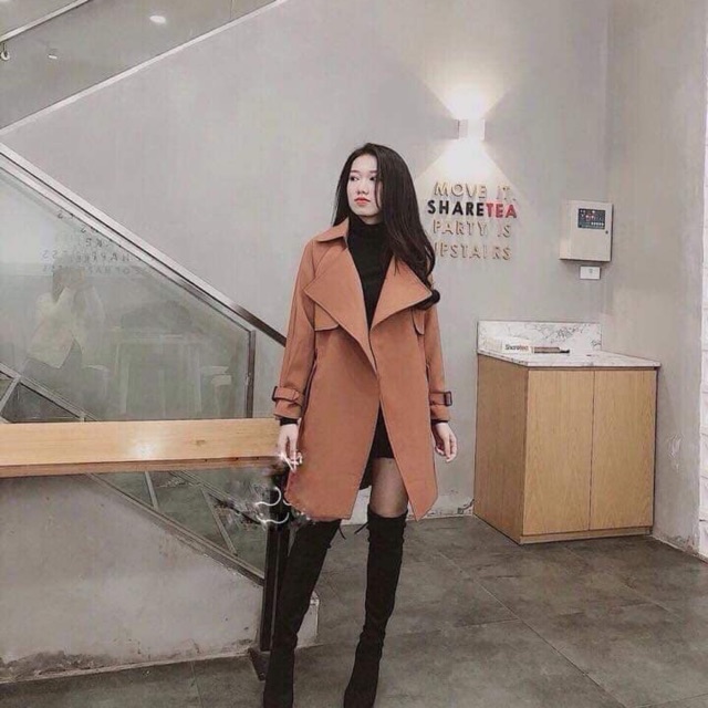 Áo dạ vest dáng dài