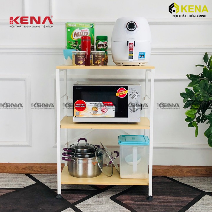 [HOT] Kệ để lò vi sóng nồi cơm điện đa năng 2 tầng KN 173 hãng KENA | BigBuy360 - bigbuy360.vn