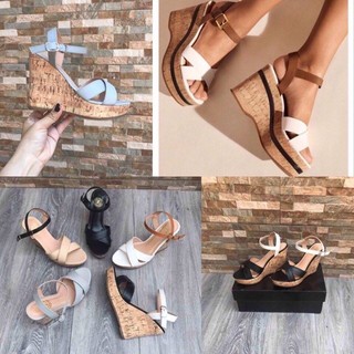 Sandal đế xuồng 10p quai chéo
