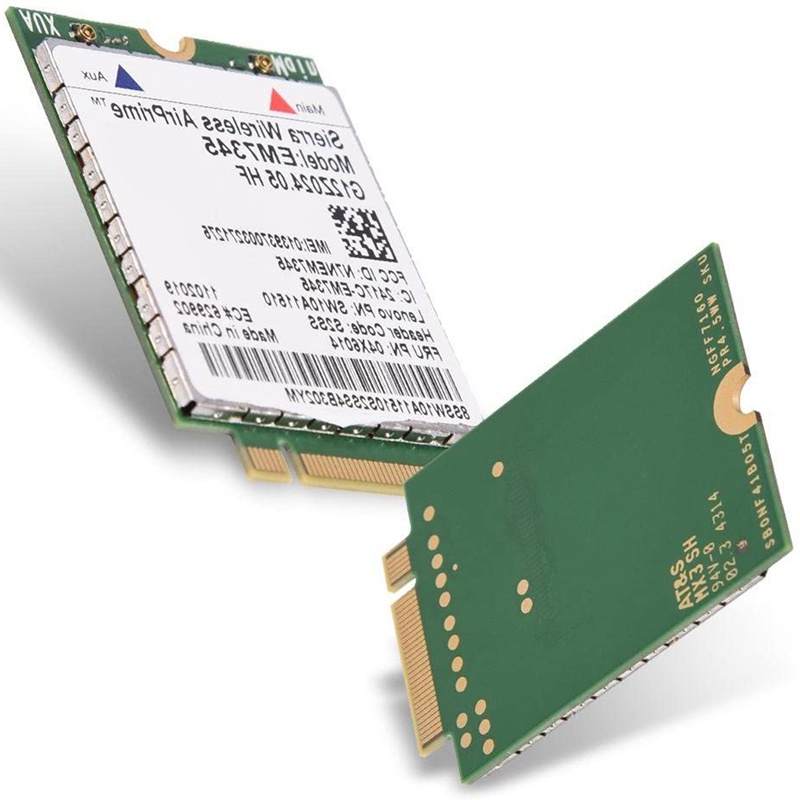 Mô Đun Thẻ Mạng EM7345 4G LTE WWAN Chuyên Dụng Cho Thinkpad X250 X1C W550 T450 X240 T440