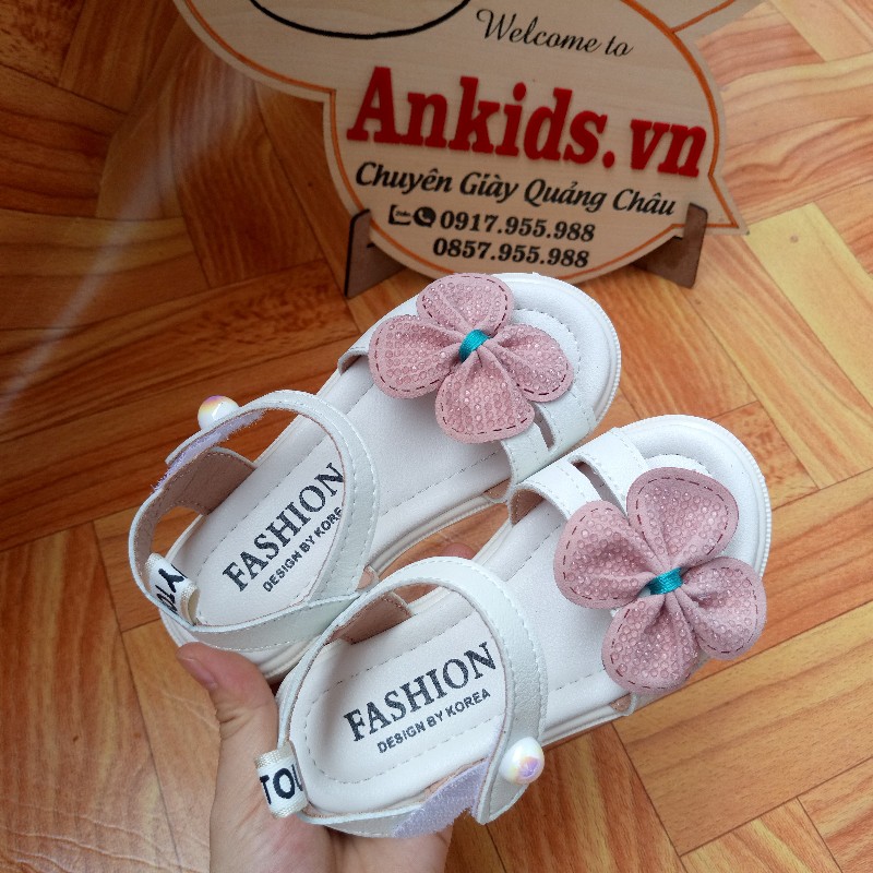 giày san dan phong cách hàn quốc cho bé gái Ankids 530