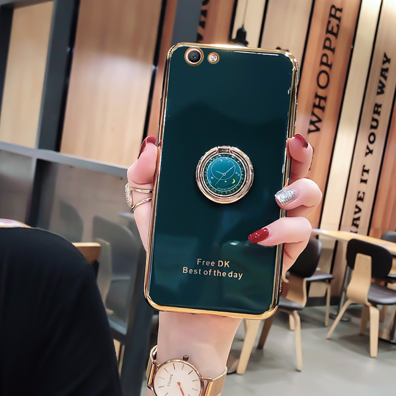 Ốp điện thoại TPU silicon có khoen giá đỡ cho OPPO A15 A93 A33 A53 A31 2020 A9 A5 A91 A52 A92 A12 A12e A7 A5s A3s | BigBuy360 - bigbuy360.vn
