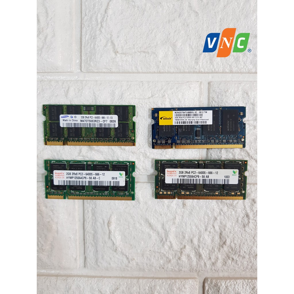 Ram DDR2 2G BUS 667 800 Laptop hàng tháo máy (FREE SHIP ĐƠN TỪ 50K)