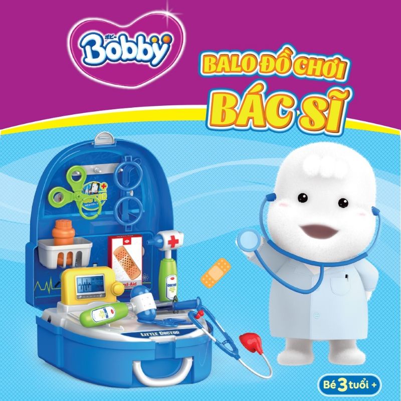 Balo đồ chơi bác sĩ bobby