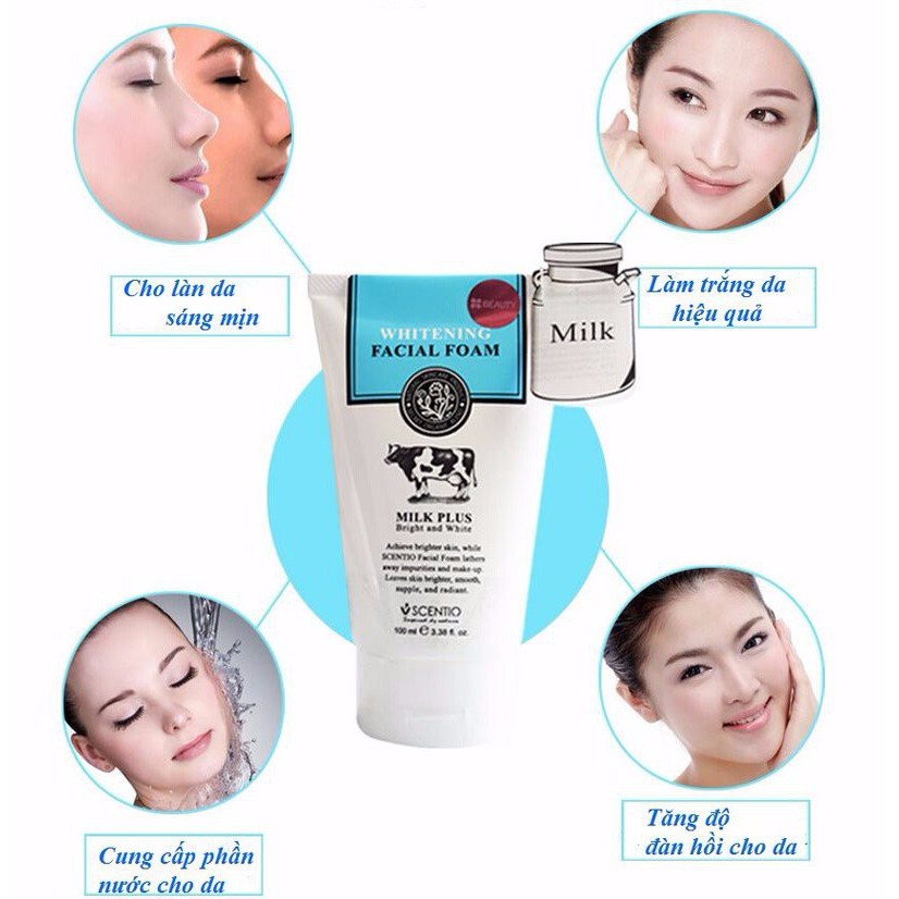Sữa rửa mặt bò Q10 Milk Plus Thái Lan