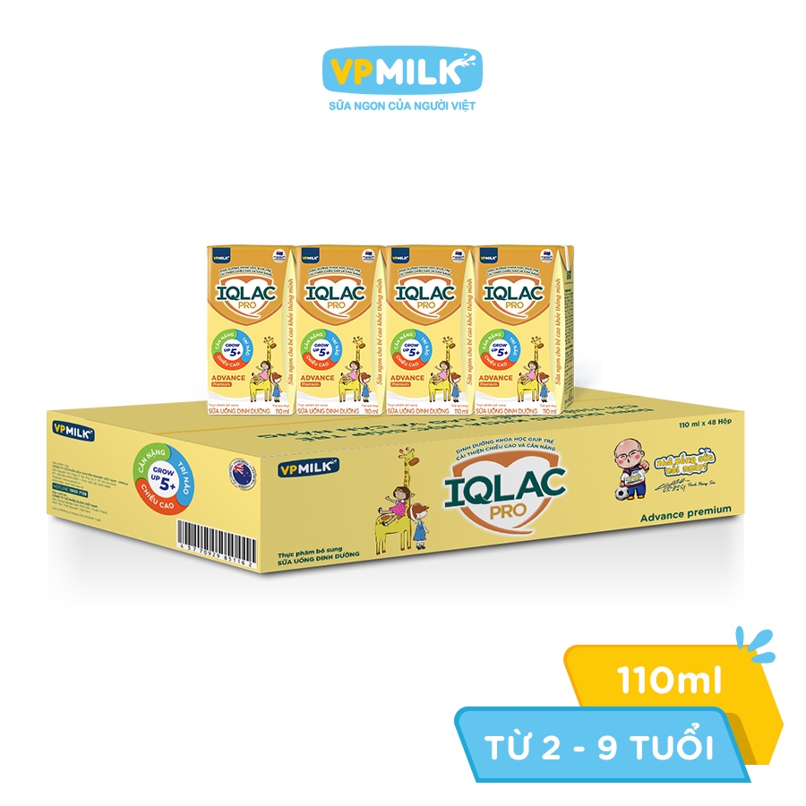 Sữa bột pha sẵn VPMilk IQLac Pro Advance Premium hộp 110ml
