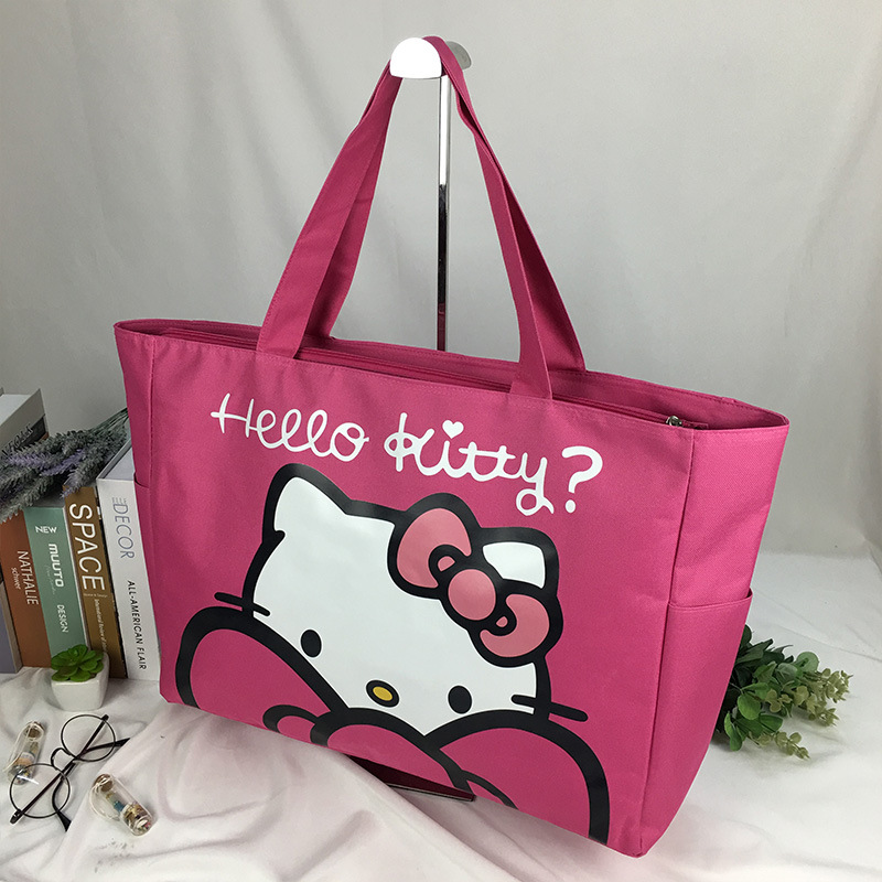 Túi vải Cỡ Lớn Họa Tiết Hello Kitty KN3301
