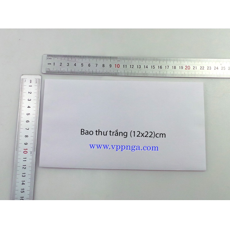 Bao thư, bì thư trắng cm,