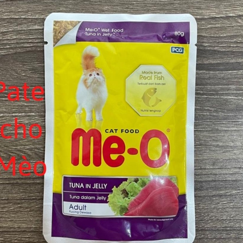 Pate Me-o cho mèo gói 80g - Thức Ăn Dinh Dưỡng Cho Mèo Pate Mèo 5 vị - pate mèo