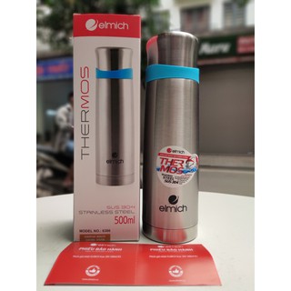 Bình giữ nhiệt inox Elmich 500ml 6386 - CHÍNH HÃNG