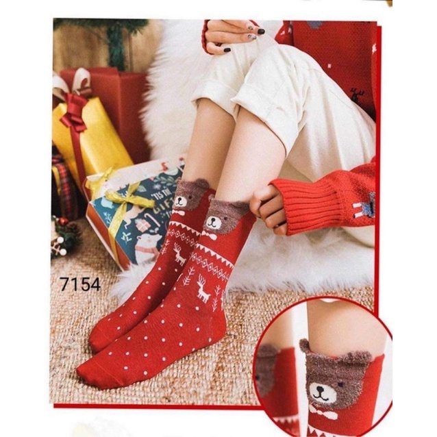 Tất noel free size