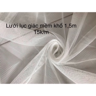 5m lưới lục giác mềm khổ 1,5m giá 15k/m