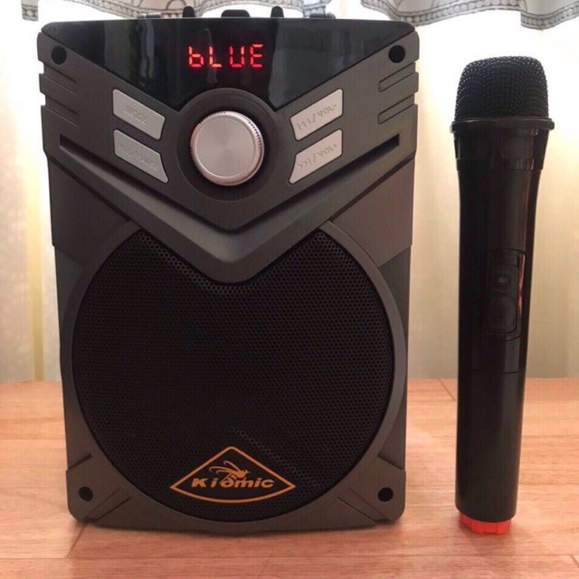 Loa bluetooth karaoke Kiomic K56 6.5" kèm micro không dây