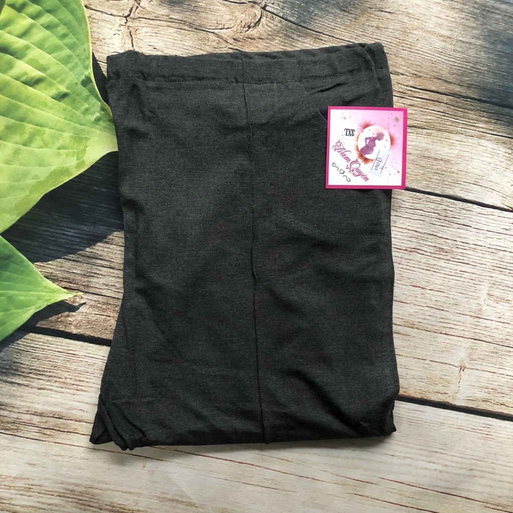 Quần bầu CHẤT COTTON CÓ GÂN co giãn 4 chiều, thấm hút mồ hôi QB558