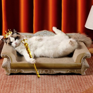 Sofa Cat Scratch Board The Nest Basin Chaise longue Chair Large Claw Sharpener to Giấy gợn sóng Không bụi Đồ chơi cho mè