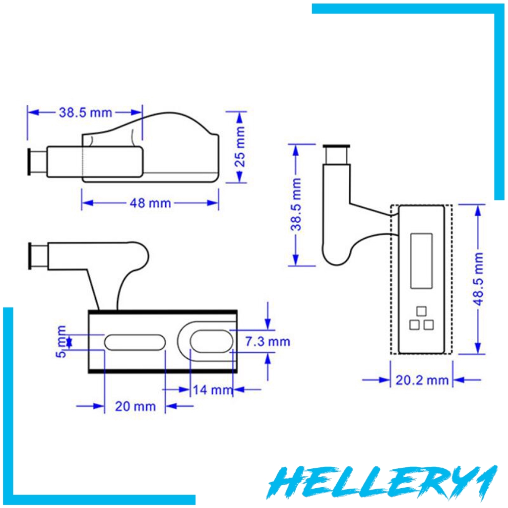 Set 2 Đèn Led Cảm Biến Sáng Tạo Gắn Bản Lề Tủ Quần Áo