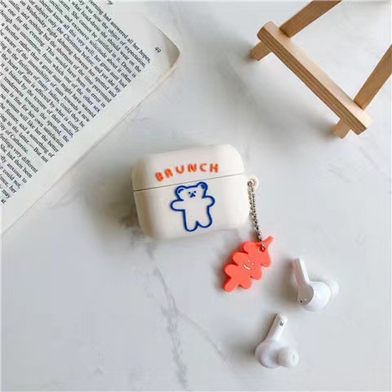 Vỏ Bọc Hộp Sạc Tai Nghe Baseus W3 Mềm In Hình Chú Chó Hoạt Hình Dễ Thương Hiệu Quả No.1