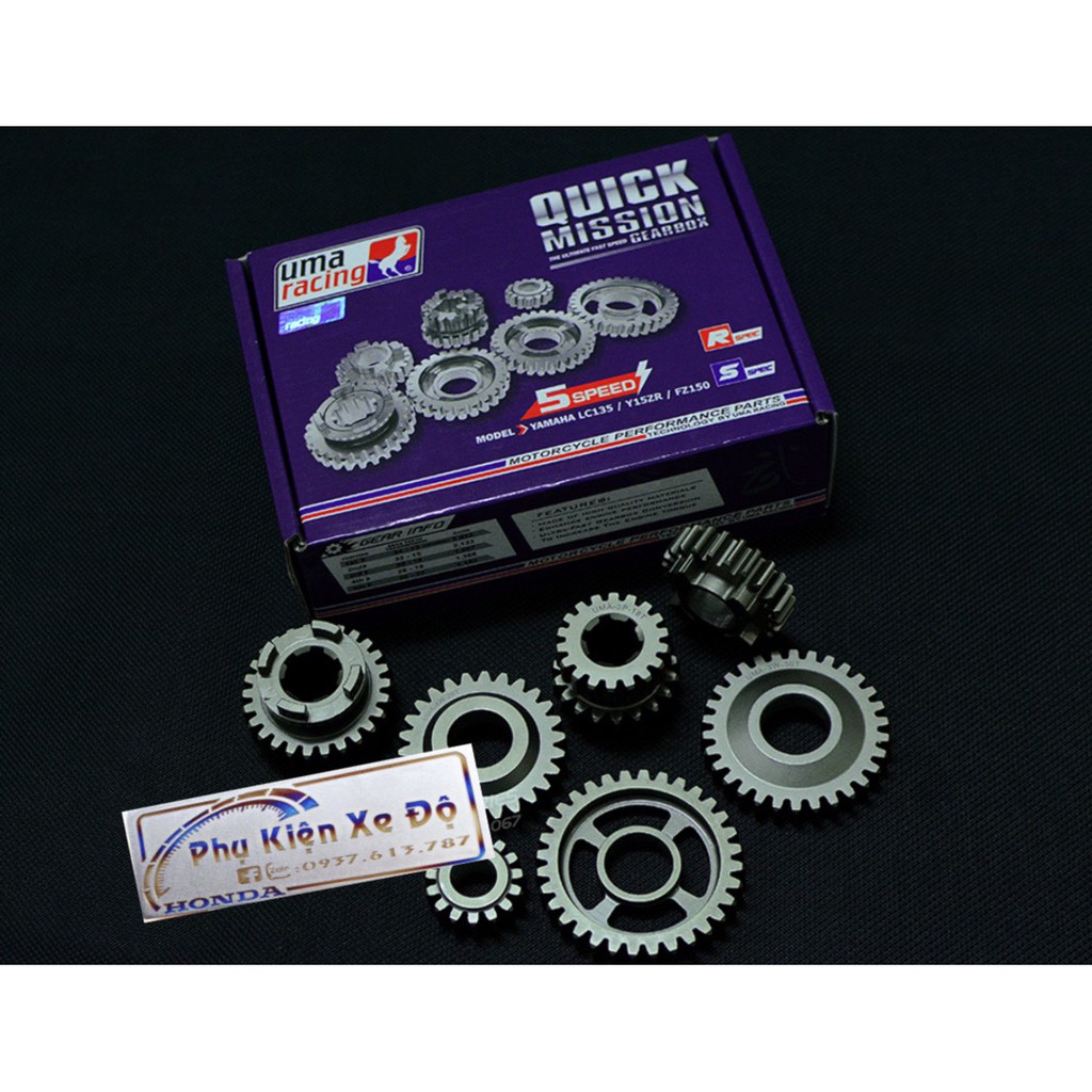 BỘ SỐ ĐẤU UMA RACING CHO EXCITER 5S / 150