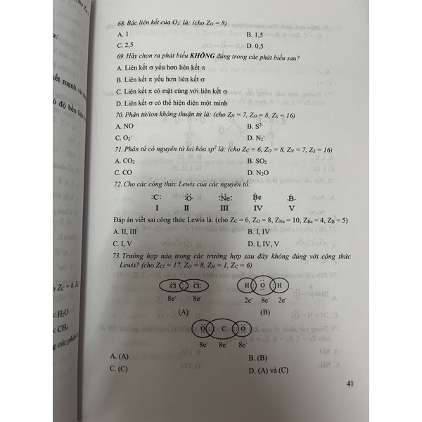 Sách - Câu Hỏi Trắc Nghiệm Hoá Vô Cơ và Hữu Cơ Tmos