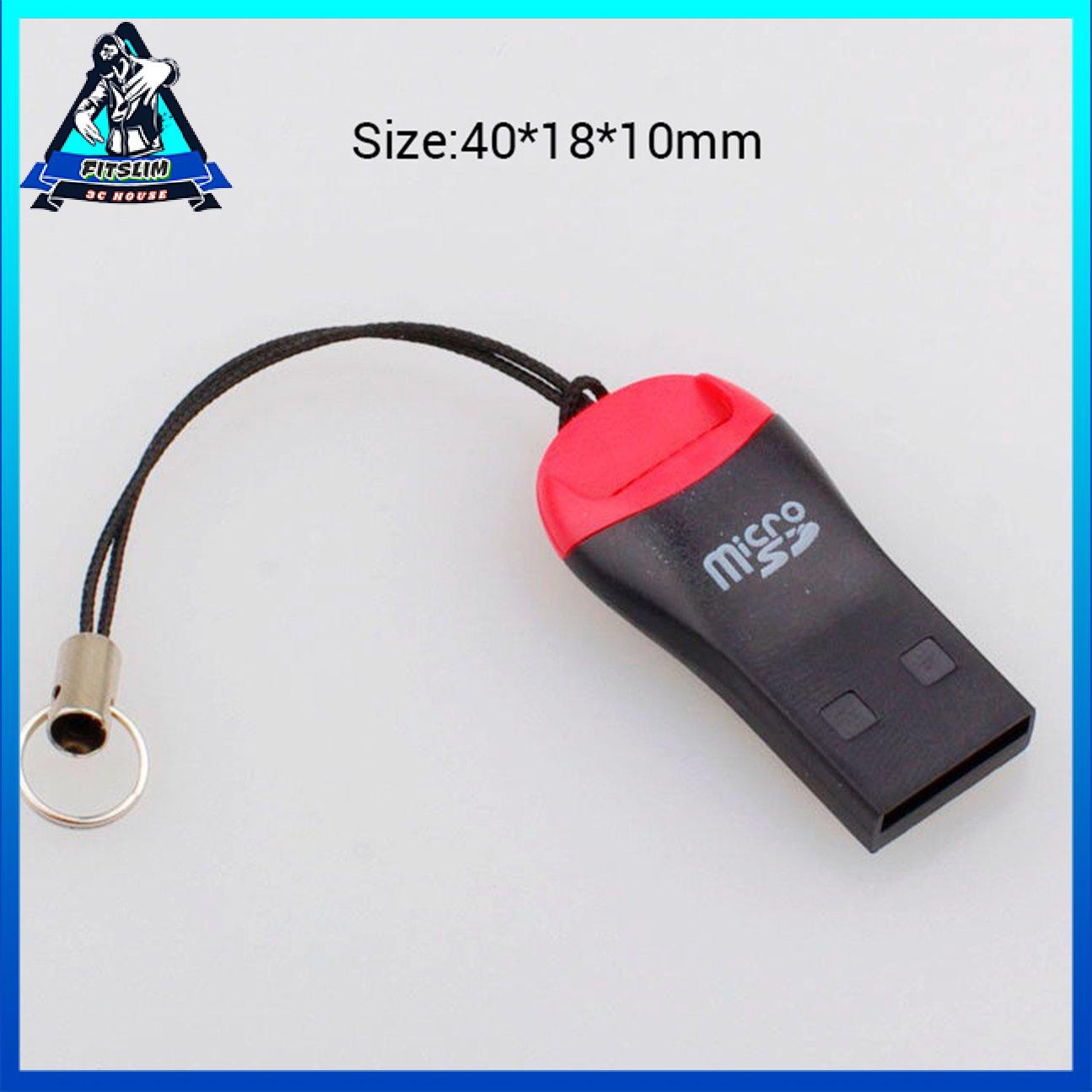 Đầu đọc thẻ nhớ USB 2.0 tốc độ cao Micro SD SDHC TF Flash Mini Adapter | BigBuy360 - bigbuy360.vn