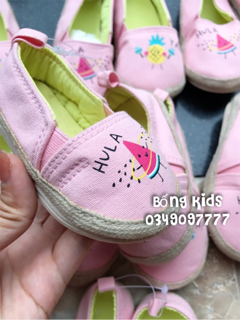 Slip On Bé Gái Hula Yay Hồng