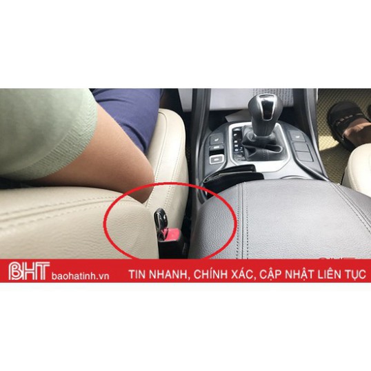 FGU Chốt cài dây an toàn loại CẮM NỐI TIẾP có Logo Hãng xe - C003 64 P93