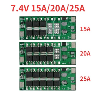 achun.vn - MẠCH BẢO VỆ PIN 2S - 7.4V/8.4V XẢ 25A CHO.PIN.3.7V