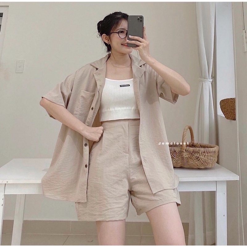 SET VEST FORM RỘNG MIX SOOC KÈM ÁO LEN TĂM | BigBuy360 - bigbuy360.vn