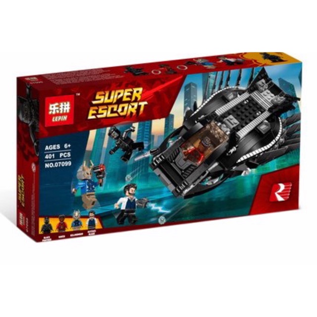 Lego super heroes avengers 07099 black panther tấn công