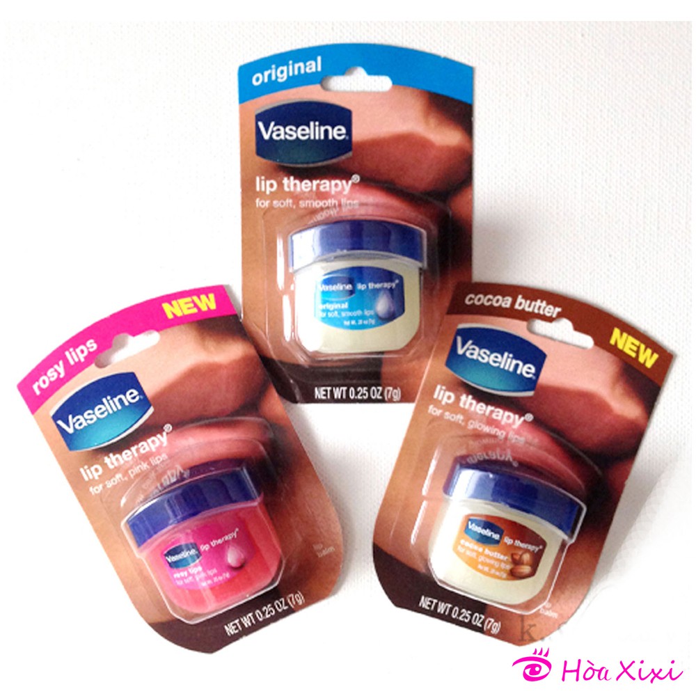 Son dưỡng môi dạng hũ Vaseline Lip Therapy 7g