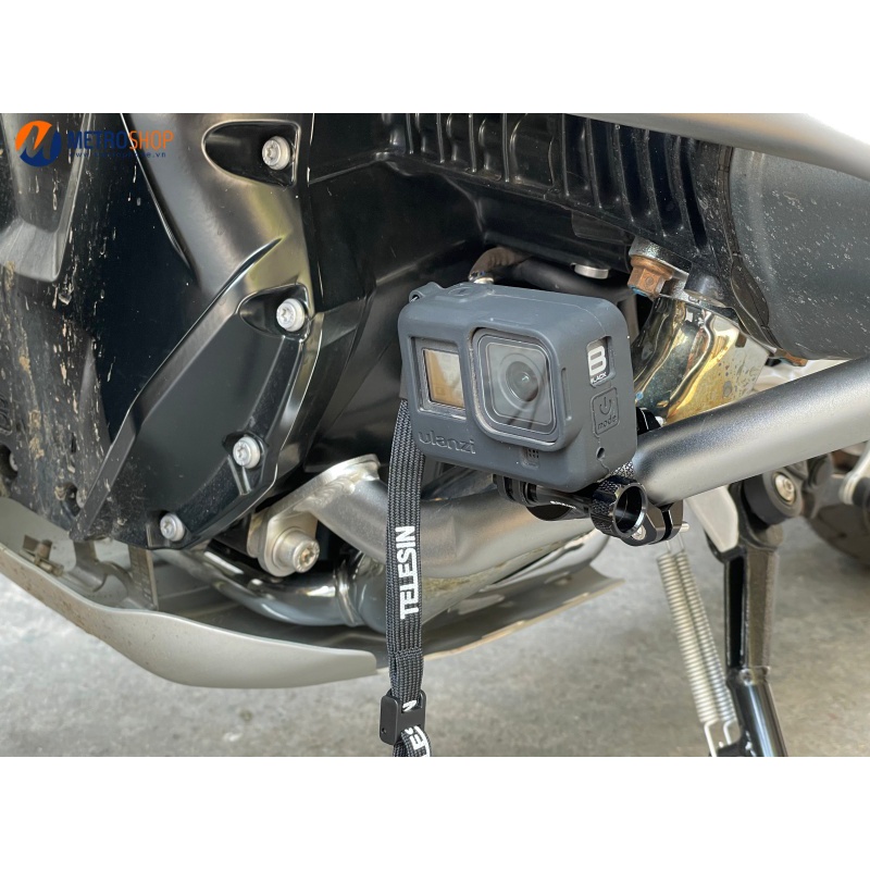 MOUNT GẮN GOPRO GHI ĐÔNG MOTO XOAY 360 ĐỘ CNC PULUZ